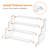 4 Tier Clear Display Risers Stand, Desktop Display Stand For Organize And Decoration