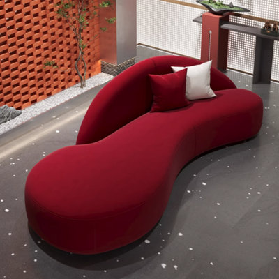 Modern Minimalist  Light Luxury Curved Sofa