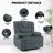 Massage Recliner Chair Sofa With Heating Vibration-383254906