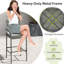 Leahla Polyethylene (PE) Wicker Outdoor 30'' Bar Stool with Cushion