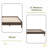 Tool-Less Wood Platform Bed