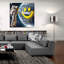 «Make The World A Better Place» par Rey Klimt, art mural en verre acrylique, 24 x 24 po-2102204693