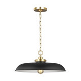 Luminaire suspendu en forme de dôme à 1 lumière Tateos par Chapman & Myers