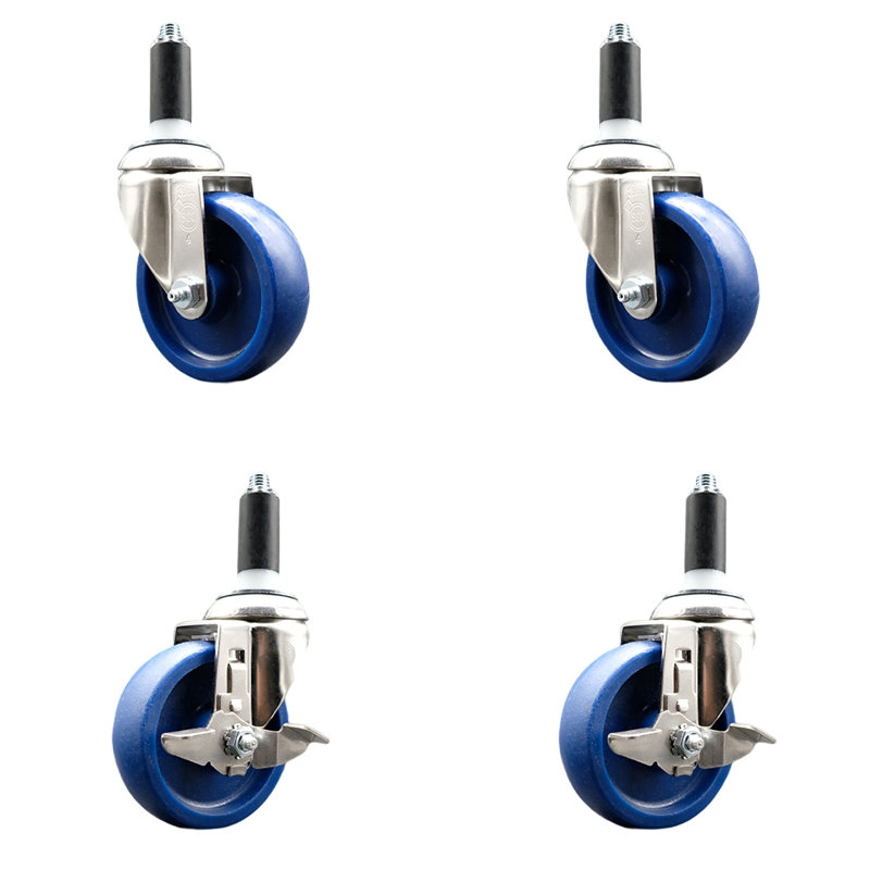 Ensemble de roulettes extensibles en poly 316