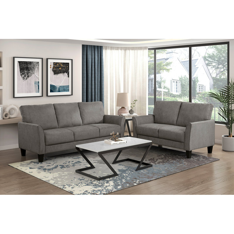 Ensemble de canapé 2 pièces Modern, Brun