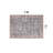 Labarbera Machine Washable Charcoal/Red Non-Slip Backing Area Rug-1362415544