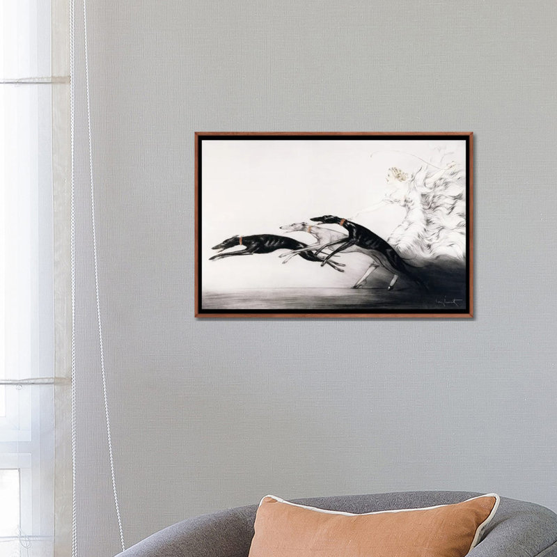 Speed II, 1933 - reproduction d'art murale - toile encadrée, H 18 po x l 26 po, Brun