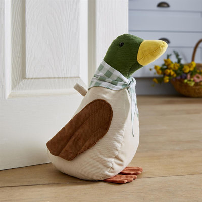 Mallard Fabric Floor Door Stop