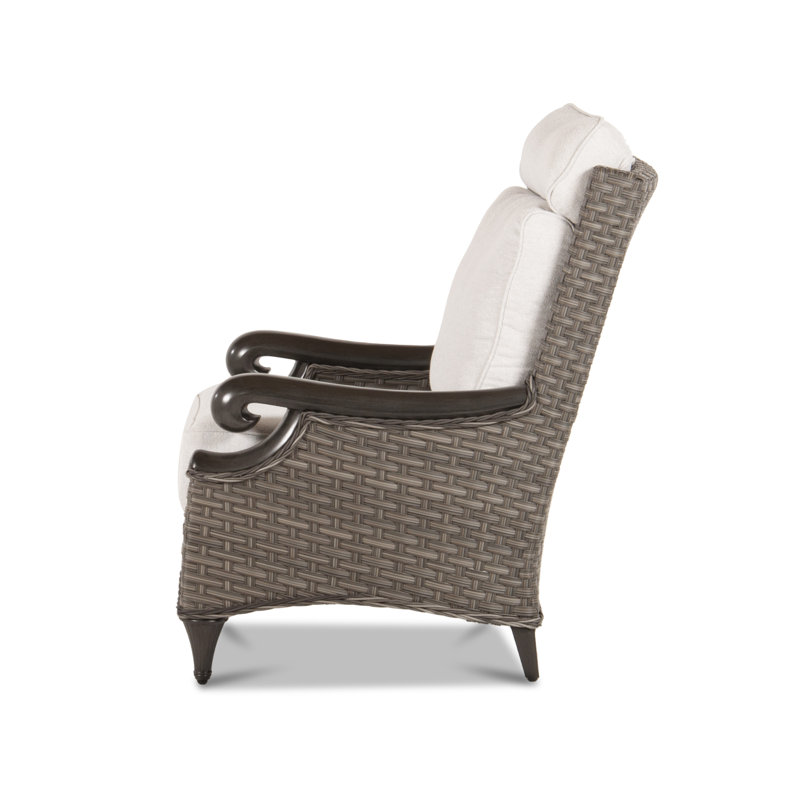 Davenport Outdoor Lounge Chair, Nurture Pebble