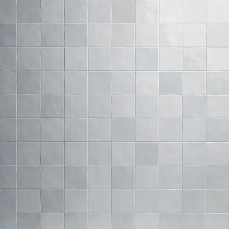 Renzo Glossy Ceramic Wall Tile, Sky
