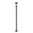 Ashdown 3 Light Outdoor Post Mounted Fixture in Black