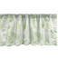 Cantonnière Ambesonne, ensemble de 2 branches florales tourbillonnantes - vert fougère blanc