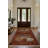 Modern Collection Digital Print Cotton-Polyester Brown Geometric Rug-1839843099