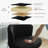 27.2" Upholstered Bar & Counter Stool with Back, 360° Swivel Modren Stools, Black Boucle-191873792