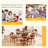 Boucle Sherpa Dining Chairs Set - Ergonomic Curved Back Upholstered Chairs with Sturdy Frame, Easy Assembly for Modern Kitchen & Dining Room-2097268065-2106340442