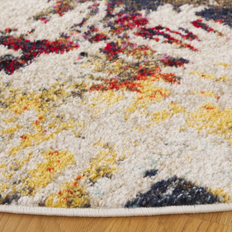 Dominck Performance Abstract Rug, Round 6'
