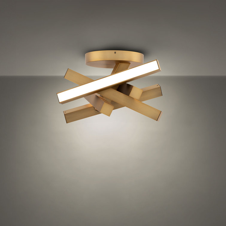 Chaos LED Dimmable Semi-Flush Mount