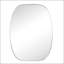 Miroir de salle de bain ovale 30 po x 40 po en métal argenté pour salle de bain-1309789007