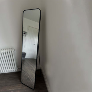 Allen Metal Free Standing  Mirror,
