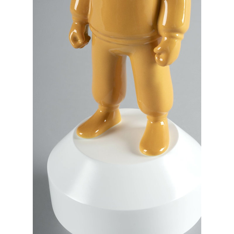 Figurine invités, Orange/Blanc