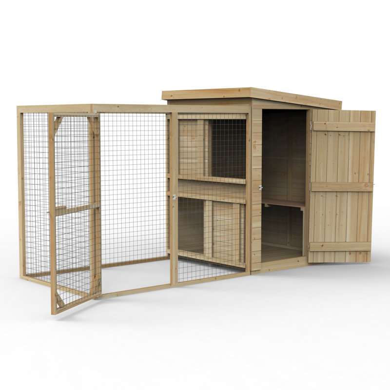 169.8cm H Wood Kennel