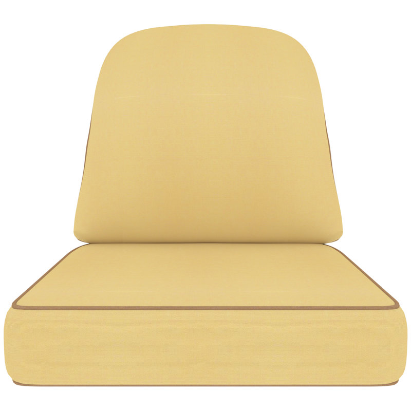 Sunbrella® Indoor/Outdoor Deep Seating Cushion, Yellow