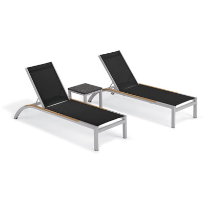 Argento And Travira Outdoor Chaise Lounge