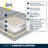 2-Stage Waterproof Standard Crib Mattress