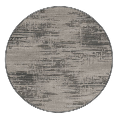 Tapis abstrait gris lavable à la machine
