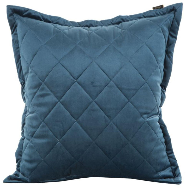 Kristin Pillowcase, Navy Blue, 60cm H x 60cm W x 6cm D