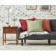 Porter Square Cotton Pillow Cover and Insert