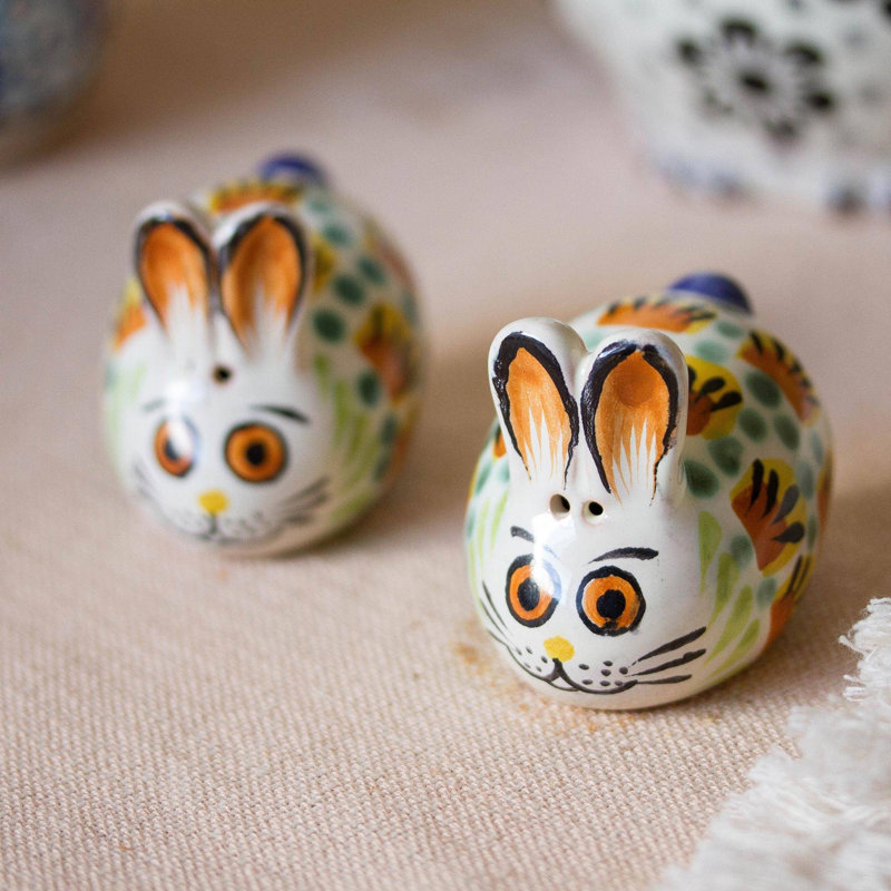 Ensemble de salière et poivrière Briseyda Farm Rabbits