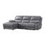 Canapé modulaire inclinable électrique en cuir Carrabelle-213246855-213246848