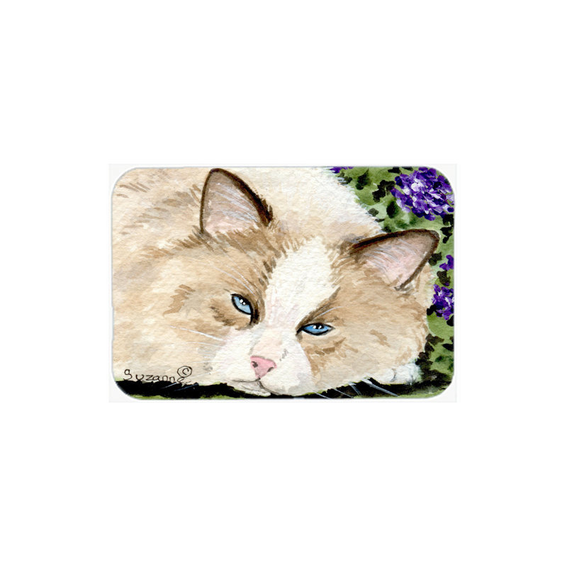 East Urban Home Cat Glass Cutting Board