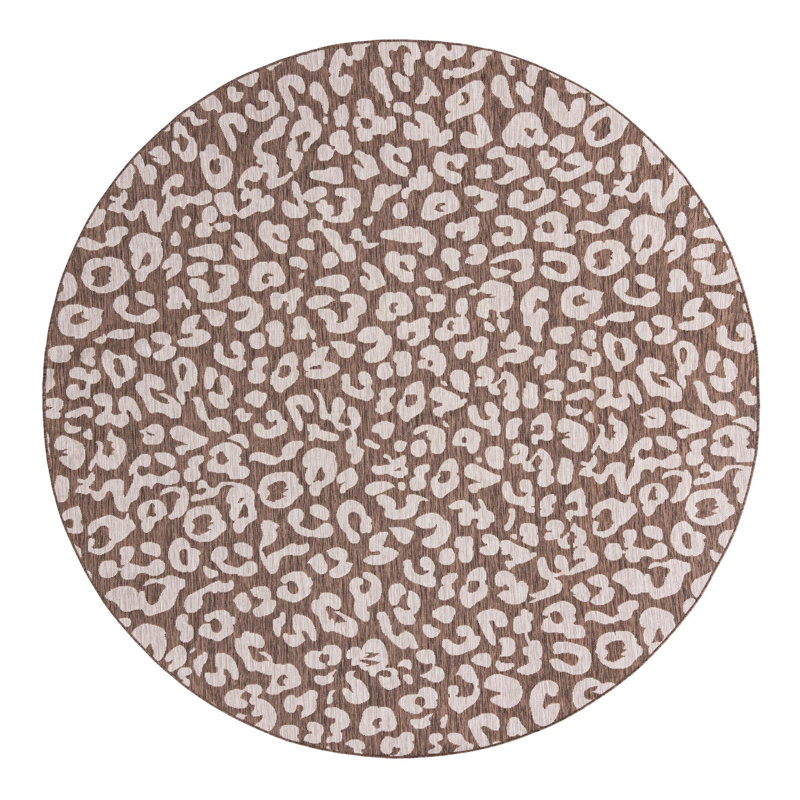 Animal Print Indoor / Outdoor Rug, Round 10'