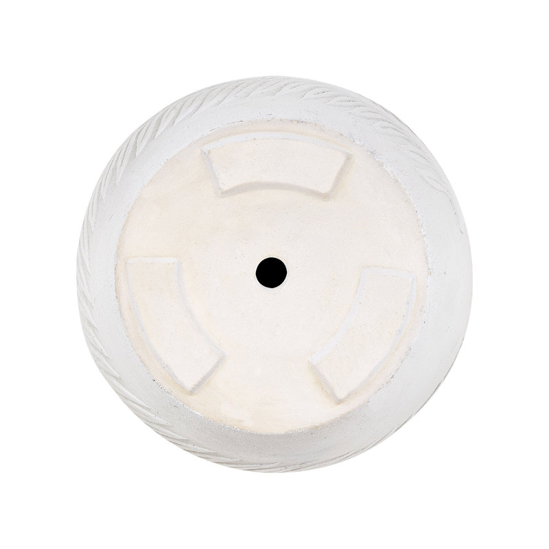 Aneyah Pot Planter, White, 33cm H x 35cm W x 35cm D