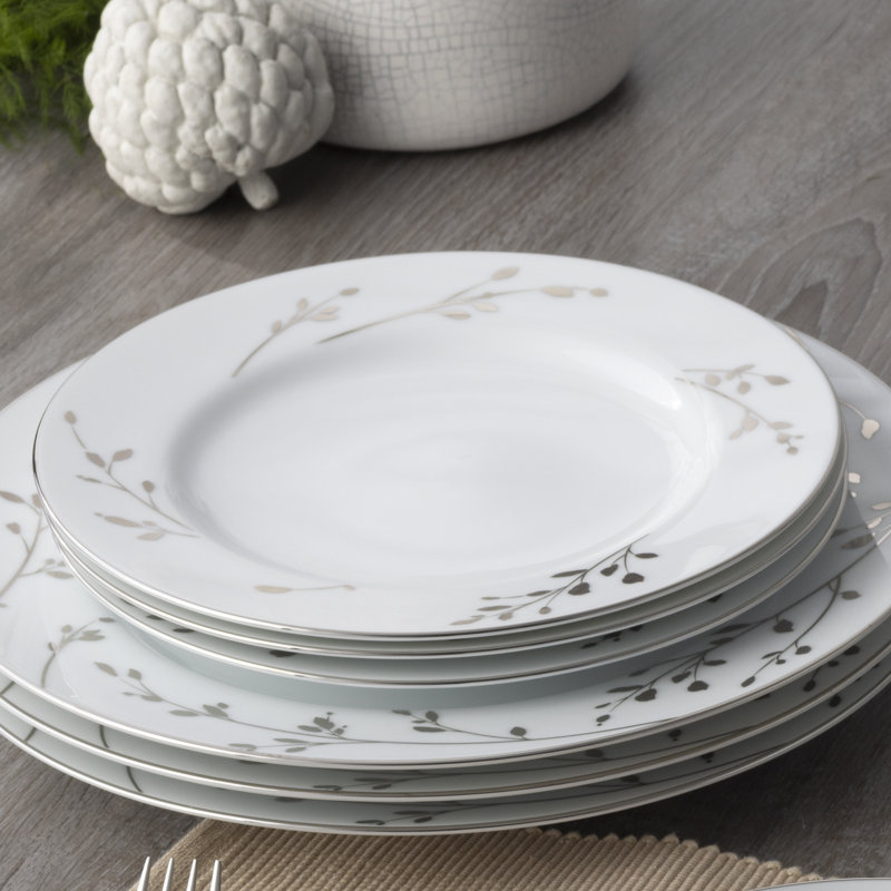 Ensemble de 4 assiettes à salade 8-1 / 4 po Noritake Birchwood