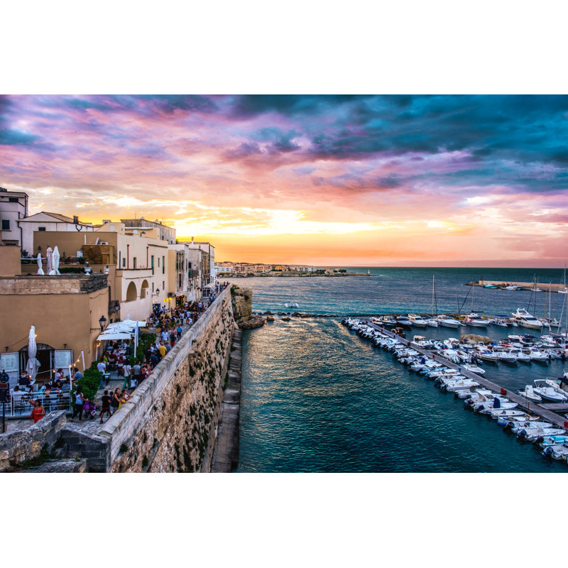 Otranto Salento Apulia Puglia Italy by LucaLorenzelli - Wrapped Canvas Print, 20cm H x 30cm W