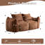 Fauteuil à billes surdimensionné ultra confortable et confortable - Fauteuil sans assemblage pour salon / salle à manger (brun)-1157092885