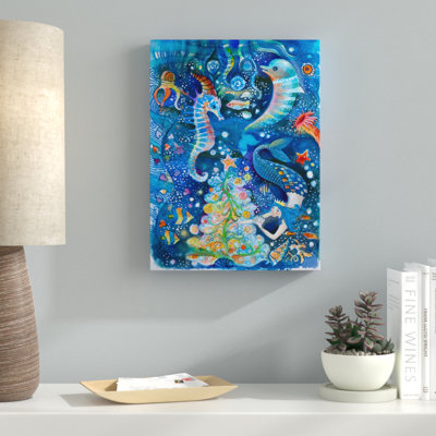 «Christmas in the Ocean», reproduction sur toile tendue
