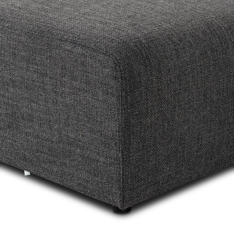Lawndale Ottoman PC-Saxon Charcoal