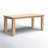 Morones 94" Teak Wood Dining Table-1449963583