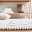 Natura Hand Loomed Wool/Cotton Geometric Rug in Grey/Ivory-502241993