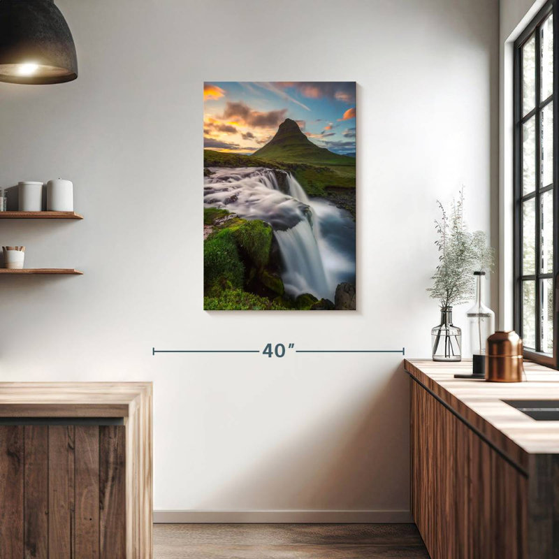 Alvord Kirkjufell Midnight Sun I, 36" H x 24" W