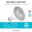 11 watts (équivalent à 75 watts), DEL PAR30, ampoule à intensité variable, culot E26 / moyen (standard)-57953188