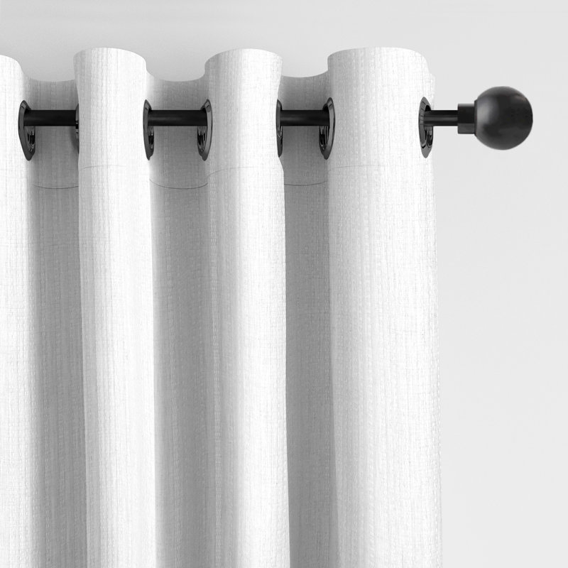 Payton, White, 50" W x 84" L
