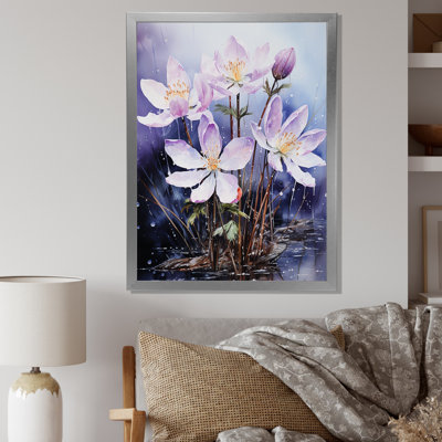 " Snowdrops In Amethyst Hues "
