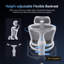 Ergonomic Office Chair with 6D Armrests, Dynamic Lumbar Support, Adjustable Backrest-661845616-661845619