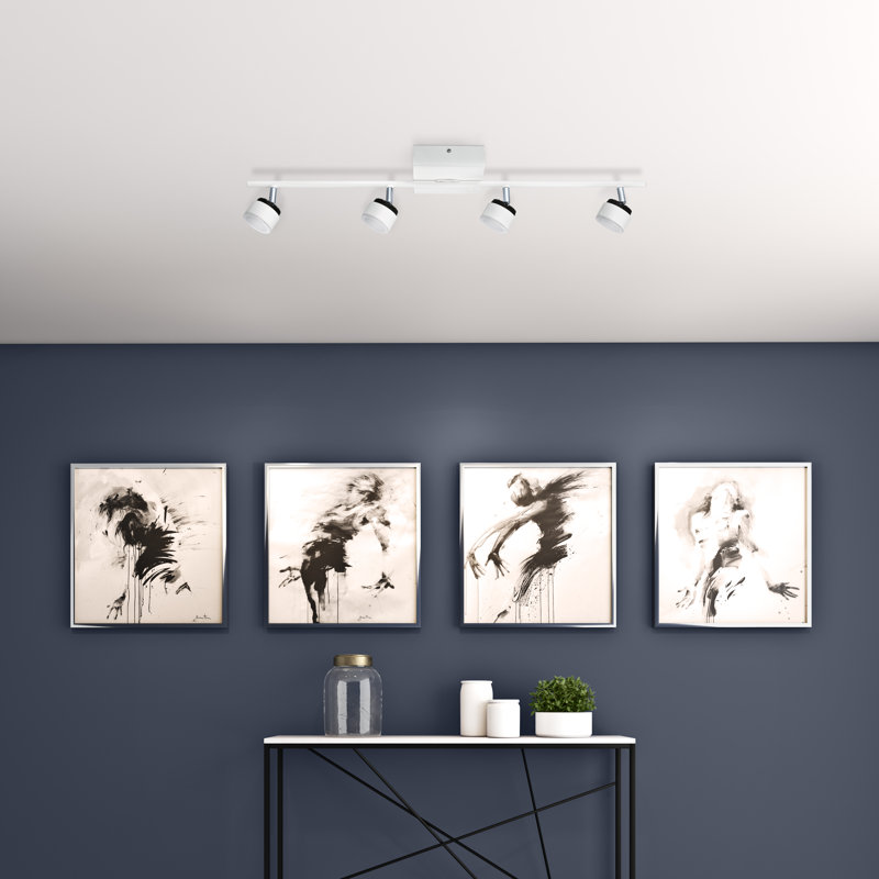 Ardella 30.71'' 4 -Light Fixed Track Track Kit with Dimmable and Adjustable Head