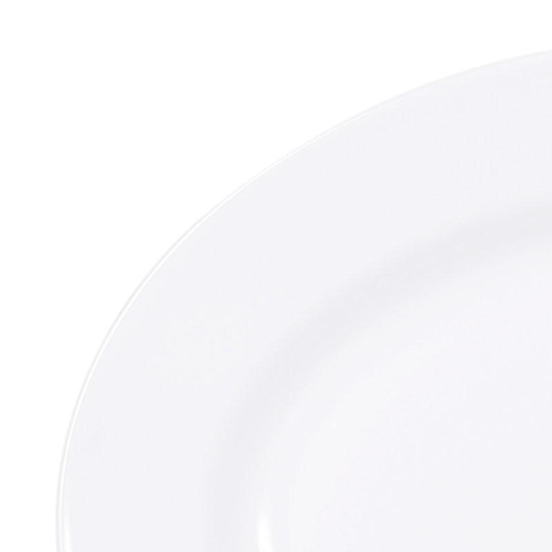 Assiette plate en mélamine 11" simplicité